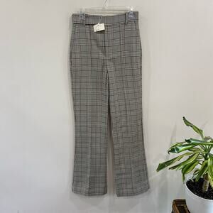 WRAY Jenae Pant Suiting Check High Waisted Trousers